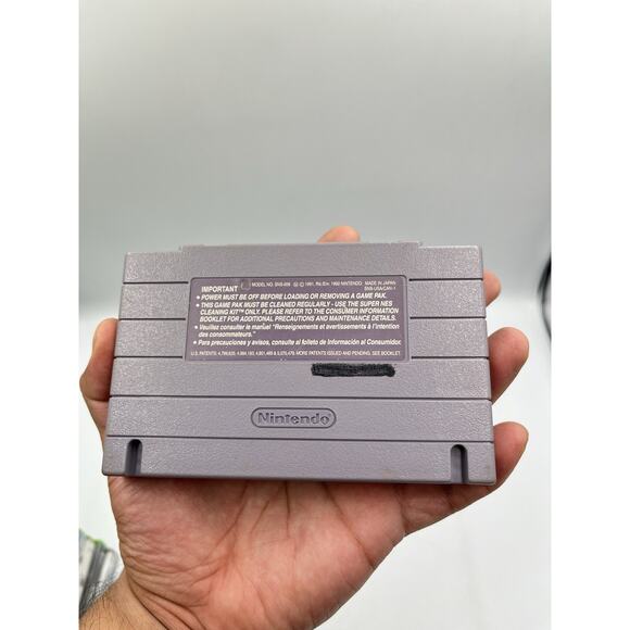 NBA Jam (Super Nintendo SNES, 1994) Authentic Cartridge Game Only Acclaim NTSC - Picture 3 of 6